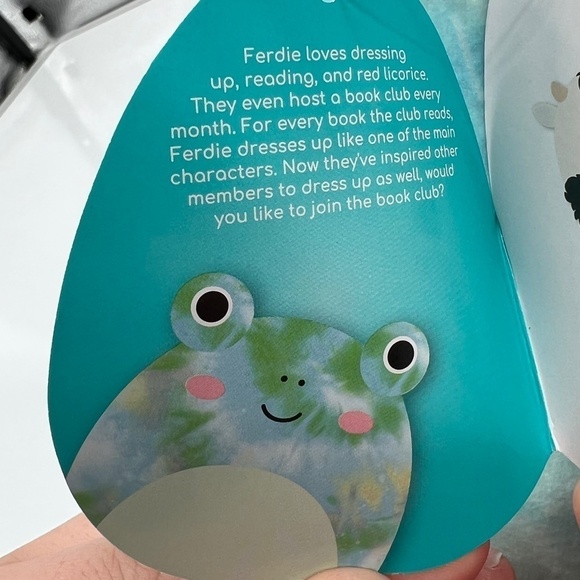 NWT Ferdie Squishmallows 8” Frog Stuffed Animal - Picture 5 of 10